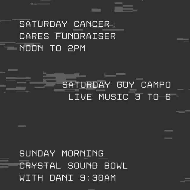 This weekend!!!!
Saturday, Cancer Cares Craft Event noon to 2💗

Saturday, Live Music 🍷🎸 with Guy Campo 3 to 6.

Sunday, Crystal Sound Bath with Dani.  Doors open at 9am, class begins at 9;30am.  Bring a yoga mat, pillow and blanket.

Any questions?  Call 956.467.3088

#njwinery
#eventsthisweekend
#southjerseyadventures 
#springinnj
#exit14off295Repaupo
#gaventagrapes
#mustlovewine
