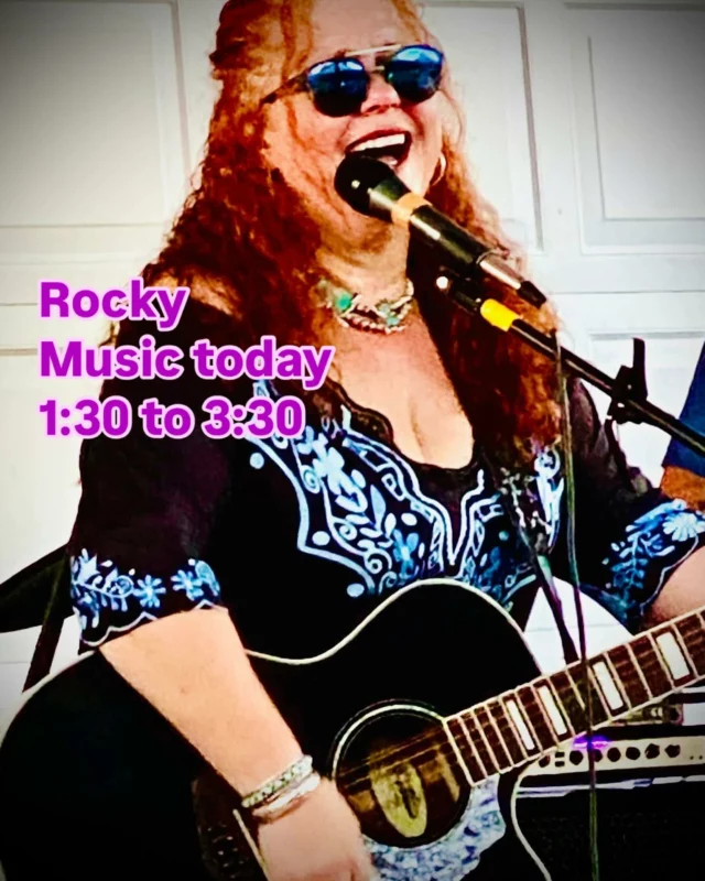 Surprisingly - We are having Live Music today by Rocky!!

She will be preforming between 1:30 and 3:30pm 🍷🎸🎶

#greatday☀️ 
#sundayfunday☀️ 
#winetime 
#musicandwine 
#letsdance💃 
#sunnysunday 
#njwinery 
#mustlovewine