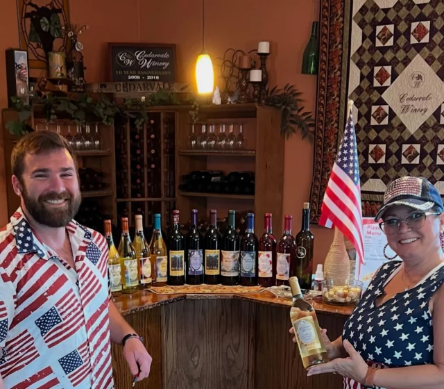 Mother & Son team today until 7pm!
🇺🇸🍷🥰
#memorialweekend2025 
#hehatesthatwematch
#drivingmysoncrazy 
#winetime 
#yesplease