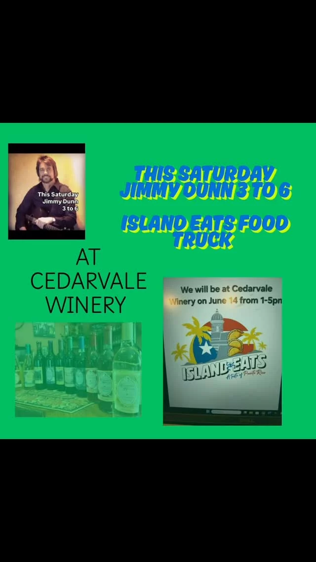 This Weekend at Cedarvale Winery