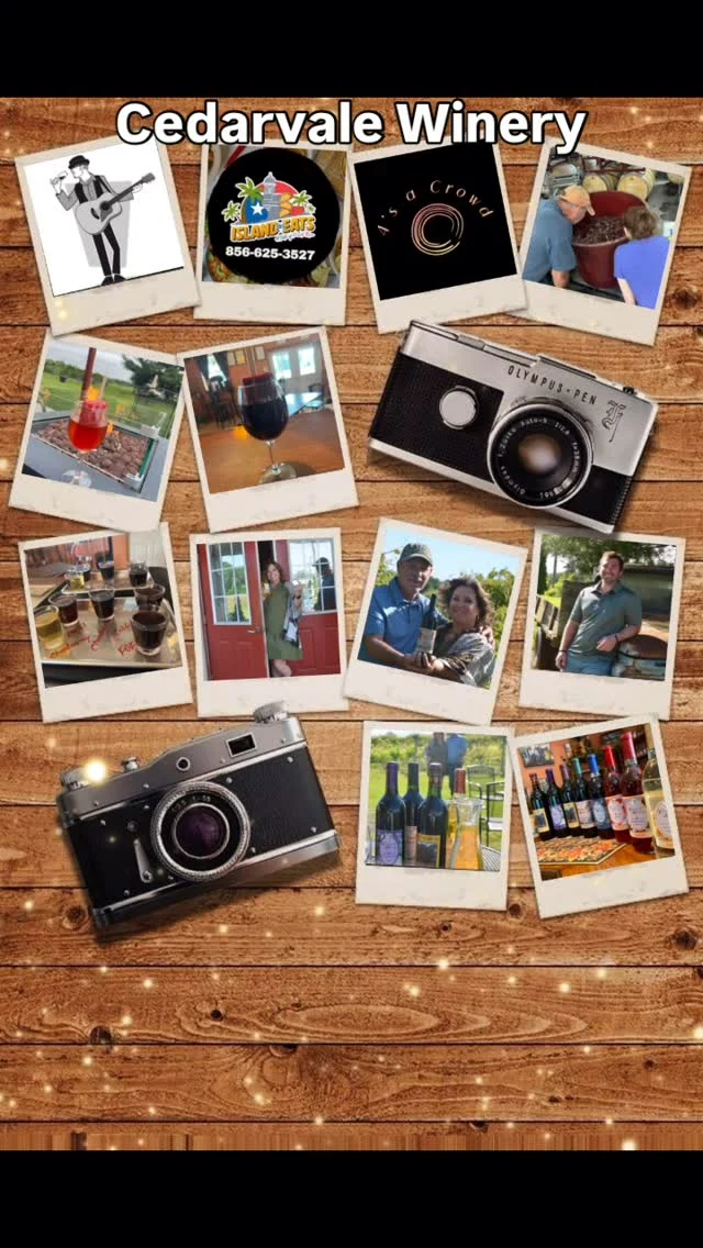 This weekend….
Saturday 
  Island East’s Food Truck 1 to 5pm
  RHONDO - Live Music 3 to 6pm

Sunday - Live Music - 4’s A Crowd 4 to 7pm

#winetime  #cedarvalewinery  #logantownshipnj  #njwinery  #funtimes